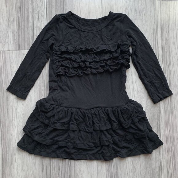 Kickee Pants Diagonal Ruffle Banner Dress - Picture 1 of 5